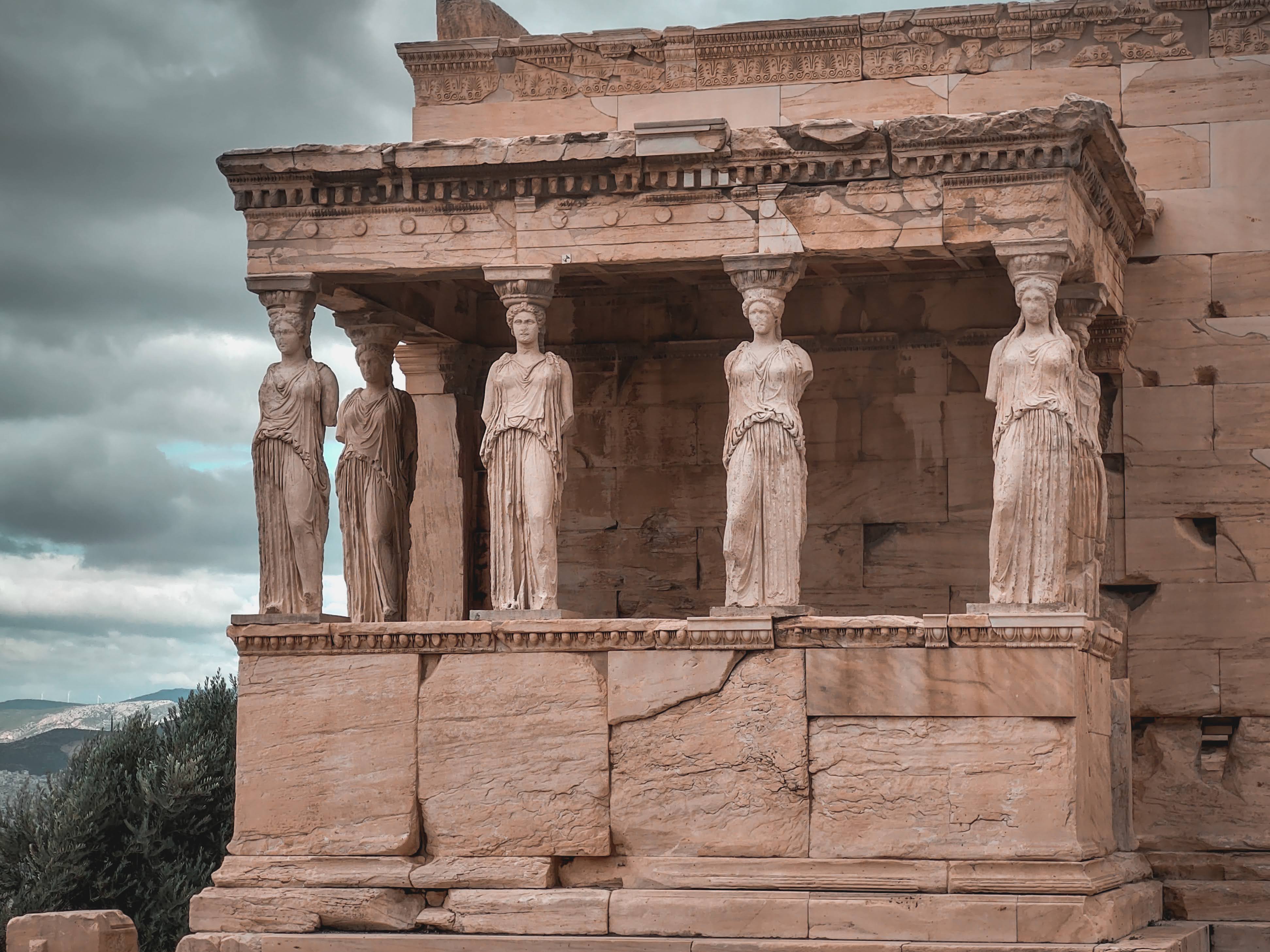 Pórtico de las Cariátides, Templo Erecteion en la Acrópolis de Atenas, Grecia - Photo by: Gustavo Adrián Salvini